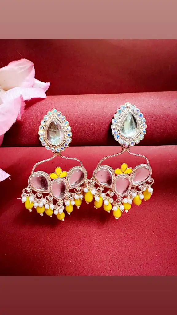 Kundan chandbali  