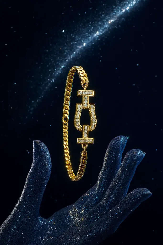 Anti Tarnish Unisex Diamond  Bracelete