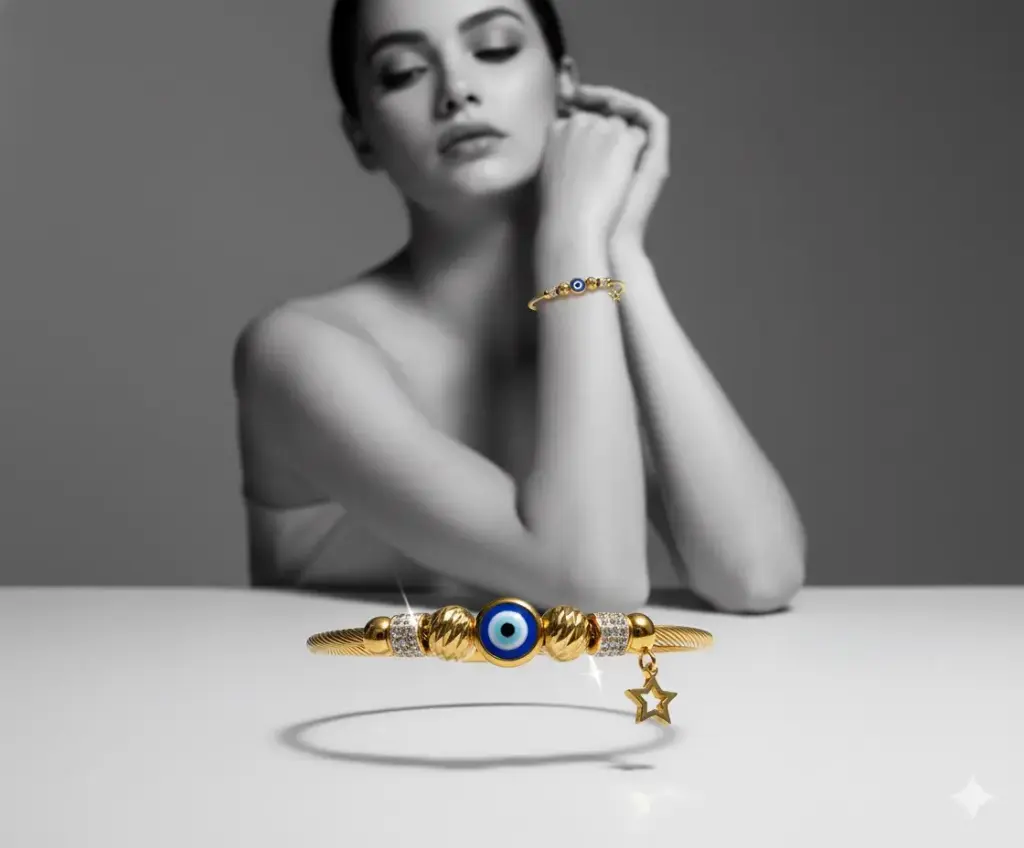 Anti Tarnish Evil Eye Bracelet