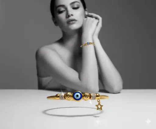 Anti Tarnish Evil Eye Bracelet