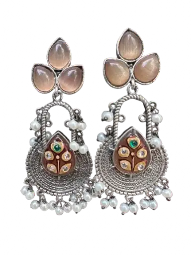 Tanjore art earring