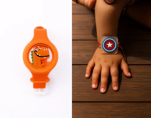 SET of 2 Adjustable Led Light Rakhi Band With Marvel-Inspired Rakhi