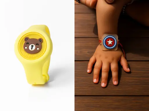SET of 2 Adjustable Led Light Rakhi Band With Marvel-Inspired Rakhi